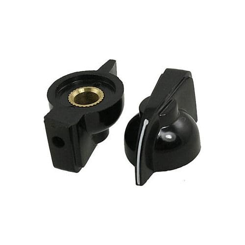 5x 15/64" Shaft Hole Dia Push on Potentiometer Volume Control Knobs