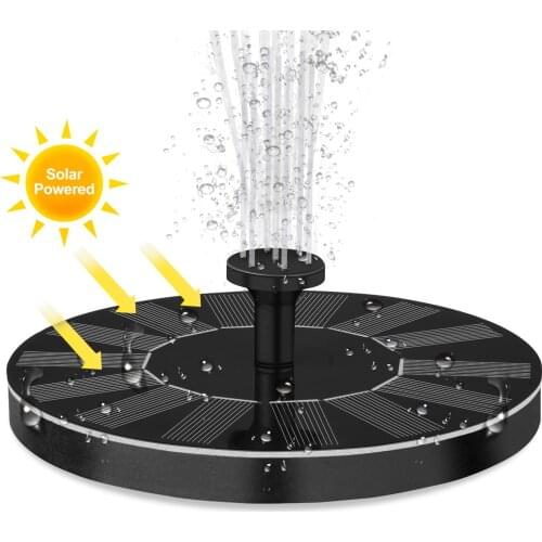 7V 14W Solar Power Fountain Pump Floating Fountain Garden Fountain Lamination EcoFriendly MultiPurpose Bird Bathtub manner