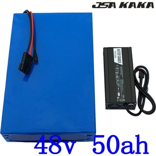 48V 1000W 2000W Electric Bike Battery 48V 40Ah 45Ah 50Ah Ebike battery 48V 50Ah Electric Scooter Battery with 50A BMS+5A Charger