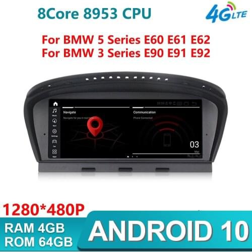 8.8" Android10.0 8Core 4G+64G 4G LTE car radio multimedia player GPS Navi for BMW 5 Series E60 E61 E63 E64 E90 E91 E92 CCC CIC