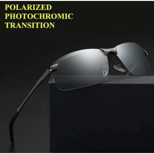 Brand New Men Polarized Photochromic Transition Sunglasses Night Driving biking bicycling Sport Sun Glasses