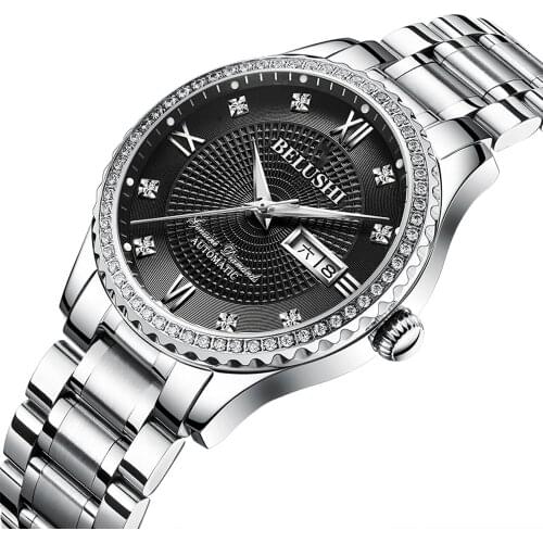 BELUSHI Brand New Quartz Men Watches Top Quality Luxury Business Man Watch Date Week Luminous Wristwatch Male Clock Reloj Hombre