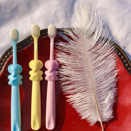Children 5-14 Years Old Kids Micro Nano Toothbrush Extra Soft Elephant Cartoon Design 20000 Ultra Soft Bristles Kids Toothbrush