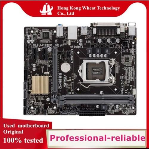 For ASUS B85M-D Motherboard Socket LGA 1150 DDR3 SATA3 For Intel B85 Original Desktop Used Mainboard