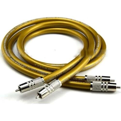 Hifi Cardas audio cables Cardas HEXLINK GOLDEN 5C audio cable Amplifier CD DVD player Speaker Rhodium RCA interconnect cable