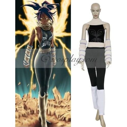 Bleach Yoruichi Shihoin Fighting Cosplay Costume E001
