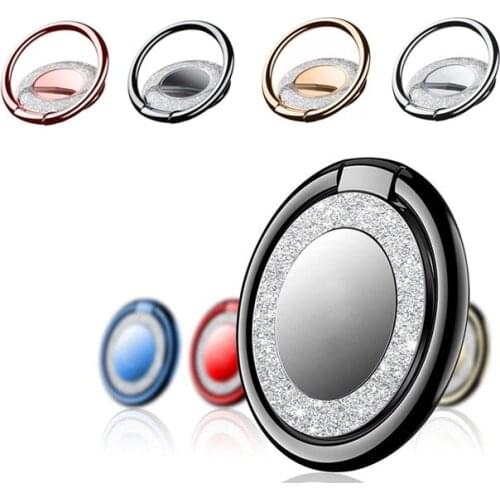 360 Degree Finger Ring Mobile Phone Smartphone Stand Holder Mount for IPhone 8 IPad Xiaomi All Smart Phone Luxury Couple Models