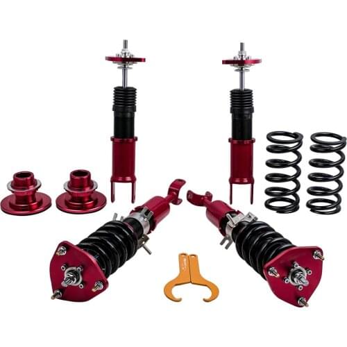 4PCS Coilovers Kits for Nissan Fairlady 350Z Z33 Adj. Height 03-2008 Suspension Spring Strut lowering Coilovers