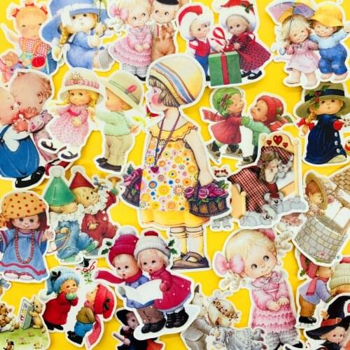 22 pcs cute cartoon Halloween christmas baby for kid homemade book stickers on laptop / decorative scrapbooking/DIY