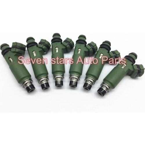 Set of 6 Fuel injector/nozzle for T0yota Landcruiser Lexus LX450 OEM# 23209-66010 23250-66010