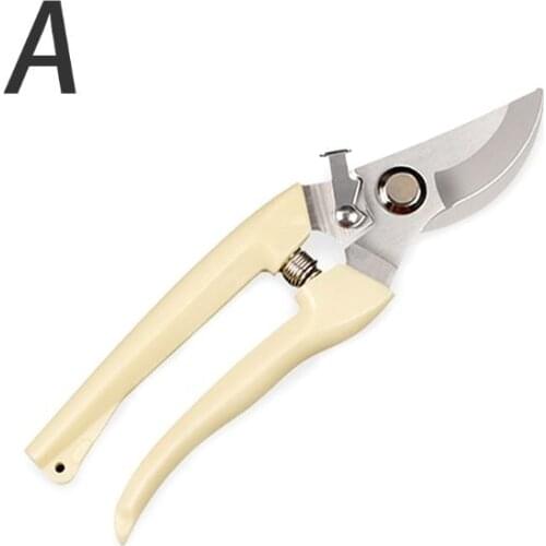 Pruner Tree Cutter Gardening Pruning Shear Scissor Stainless Steel Cutting Home Tools Anti-slip 203F