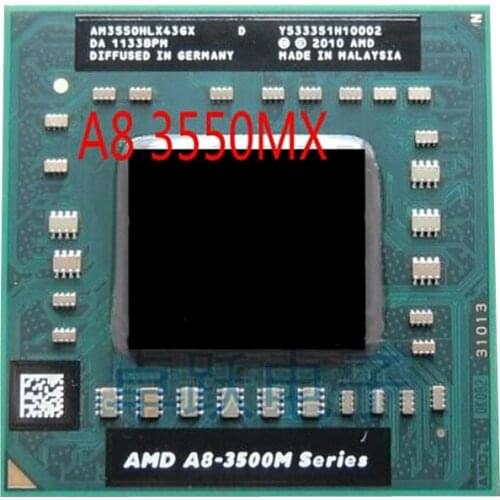 Original AMD A8-Series for Notebooks A8-3550MX AM3550HLX43GX A8 3550MX Socket FS1 722-pin Laptop Mobile CPU Processor