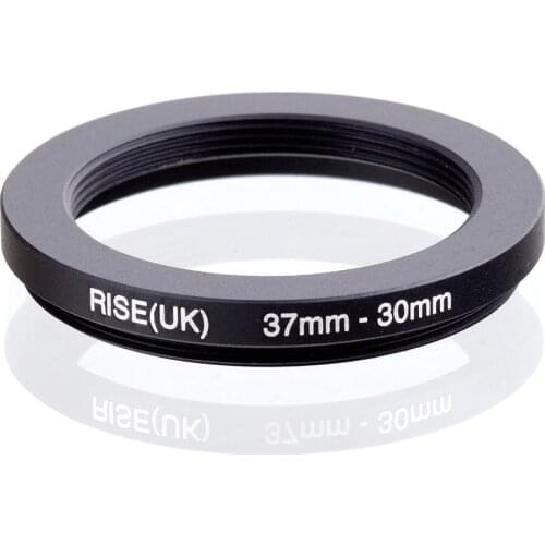 RISE(UK) 37mm-30mm 37-30 mm 37 to 30 Step down Ring Filter Adapter black