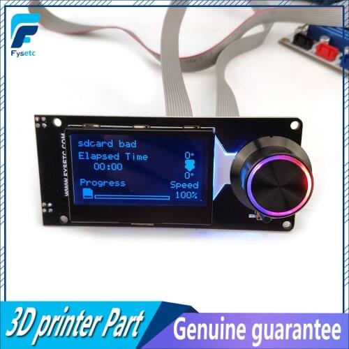 Type D MINI12864LCD Screen White on black mini 12864 lcd Smart Display Supports Marlin DIY With SD Card 3D Printer Parts