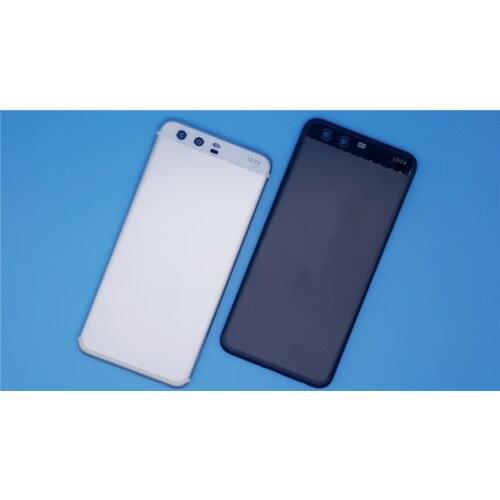 Back Battery Cover For Huawei P10 P10 Plus Back Battery Case Door Housing Middle Frame Chassis Replace And Side Button With Logo