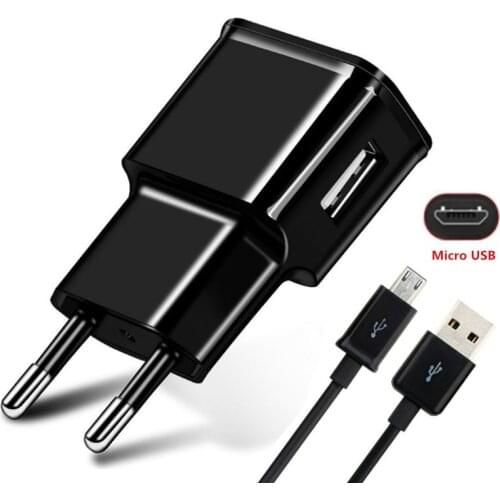 USB Charger With Micro USB Data Cable For Samsung Galaxy J4 J6 A6 Plus A7 J7 J3 J8 A2 Pro 2018 S6 S7 Edge Note 5 A3 A5 J5 2016