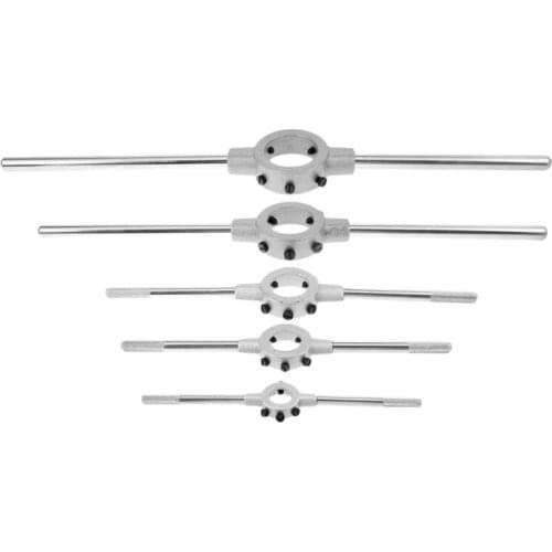 1Pcs Round Die Wrench Flexible Steel Circular Die Handle for Dies Threading Tool