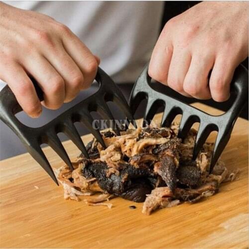 100Pcs/Lot Bear Claw Outdoor Barbecue Meat Handler Claws BBQ Tool Kitchen Fruit / Barbecue Fork ( 2Pcs/Set )