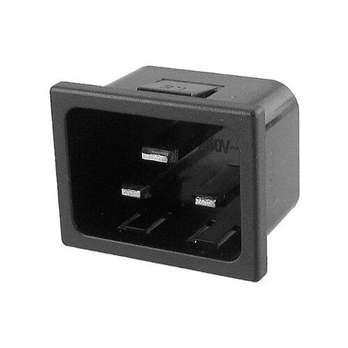 AC 250V 16A IEC 320 C20 Panel Mount Plug Adapter Power Connector Socket