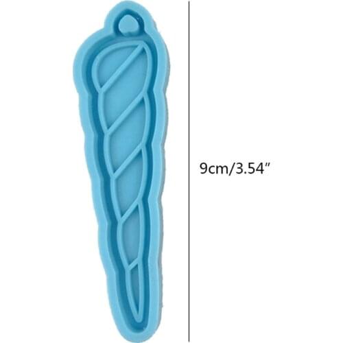 Keychain Casting Mold Sharp Cone Keychain Pendant Resin Mold Self-defensive Jewelry Making Mould Epoxy Resin Mold Tools