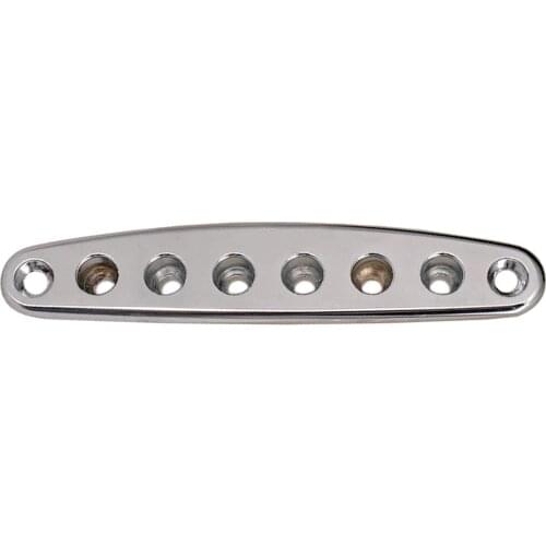 Electric Guitar Parts Bridge String Thru Body Ferrules Bushing Plate