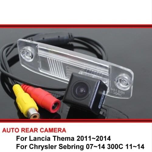 For Lancia Thema For Chrysler Sebring 300C 2007 - 2014 Car Reverse Backup HD CCD Rearview Parking Rear View Camera Night Vision