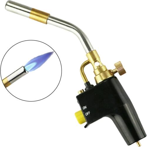 MAPP Propane Gas Welding Torches Plumbing Blow Torch Soldering Tool Metal Flame Gun Brazing Welding Quick Fire Solder Burner