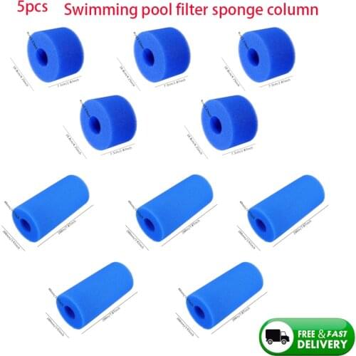 Pool Filter Sponge Column PU Sponge Reusable Convenient filtering pool tools pool supplies Foam filter can be washed 2 months
