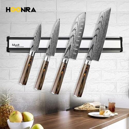 HOONRA Magnetic Knife Holder Wall Mount Block Storage Holder Strong Magnetic knife stand Kitchen Accessories Organizer