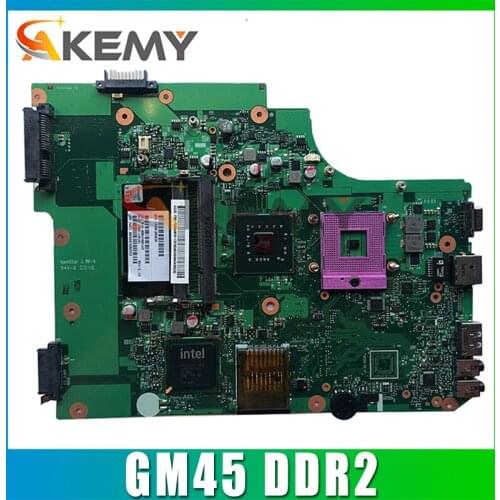 AKEMY V000185020 For toshiba satellite L505 laptop motherboard GM45 DDR2 6050A2250301-MB-A03