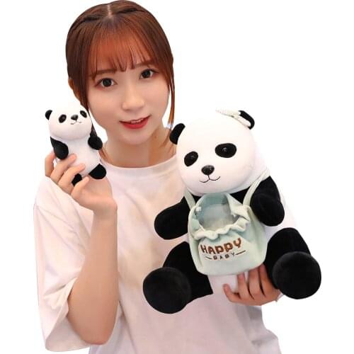 Cute Mother and son plush toys animal stuffed doll panda polar bear pangolin hedgehog kangaroo for kids Christmas birthday gift
