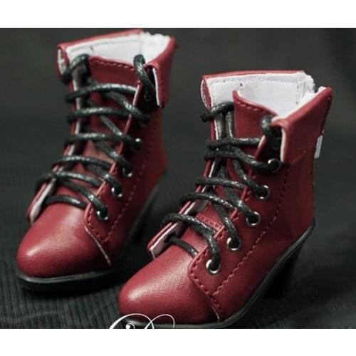 New Style 1/3 1/4 Heels Boots Leather Shoes For Doll SD BJD Doll Accessories
