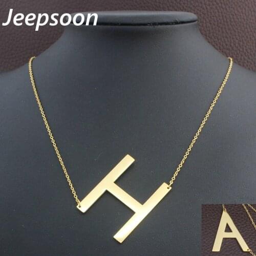 Letter A-T Necklace & Pendant Women/Men Loverss Jewelry High Quanlity Valentines Gift Wholesale Romantic Fancy Photo PBJIAAAJ
