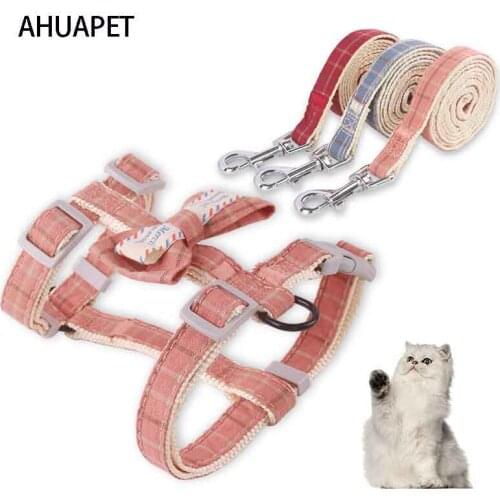 Leash For Cat Dog Harness And Leash Set Cat Vest Harness Vest Chihuahua Pug Bulldog Arnes Perro Cat Dog Harness Vest Petshop