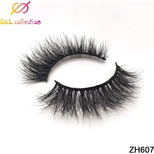 Fluffy Mink Lashes Short Messy Wispy Natural Eyelashes 10mm-18mm Hamdmade Real 3D Mink Eyelashes Makeup False Lashes