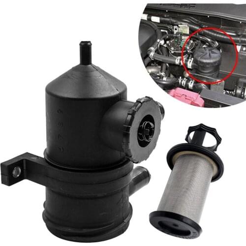 Universele 200 Olie Separator Catch Can Filter For Ford Patrol Turbo 4WDs Opgeladen Landcruiser Olie Brandstof Kan Turbo Diesel