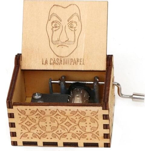 Y-Wooden Musical Box Decoration Musical Boxes Birthday Gift Christmas Gift Drop Shipping