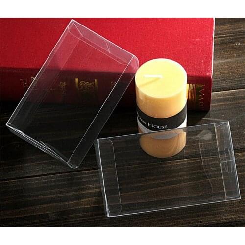 200pcs 7x7x11 Jewelry Gift Box Clear Boxes Plastic Box Transparent Storage Pvc Box Packaging Display Pvc Boxen For Wed/christmas