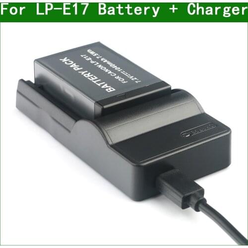 LP-E17 LP E17 Digital Camera Battery + Charger For Canon EOS M3 M5 M6 RP Rebel SL2 SL3 T6i T6s T7i T8i Kiss X8i X9 X9i X10