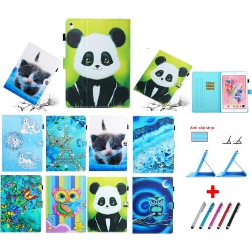 Lovely Panda Cat Owl Stand Case For Apple ipad 10.5 Air 3 2019 Tablet For IPad Pro 10.5 Case 10.5" Caqa Fundas Cover Coque Shell