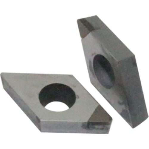 DCGT070204 2PCS CBN Diamond Turning Inserts CNC Cutting Aluminum Copper Processing Boring Turning Insert External turning tools