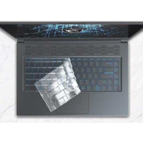 For msi creator 15 A10SFS a10sdt asfs-287 15.6 inch TPU Keyboard Cover Protector Skin