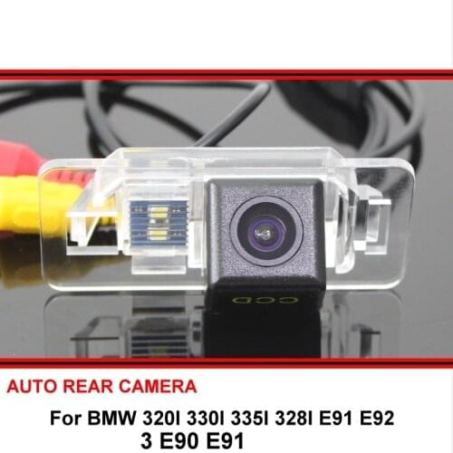 Fisheye SONY For BMW 320I 330I 335I 328I E91 E92 3 E90 E91 Car Rear View Camera Backup Parking Camera HDNight Vision Wide Angle