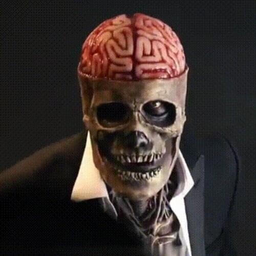 Halloween Mask Hat Newest Skeleton Biochemical Mask Halloween Costume Party Horror Role-play Props Masquerade Party