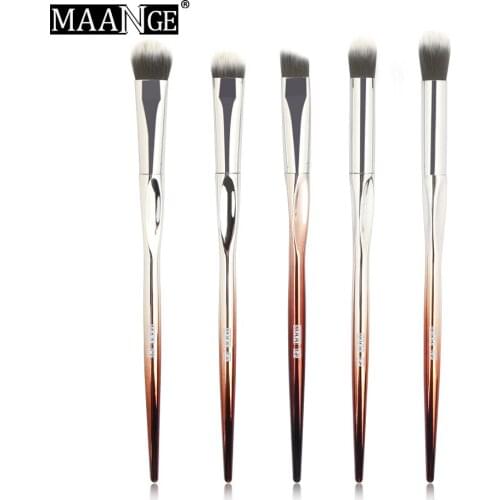 The New 5 Three-Finger Eye Makeup Brushes Set Eye Shadow Brushes, Cosmetic Tools Make Up Set Gift for Women