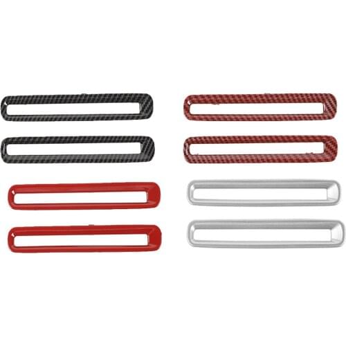 Fit for Dodge Charger 2011-2021 ABS Interior Door Air Vent Outlet Cover Decoration Trim Car Accessories