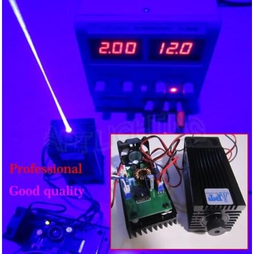 REAL 3500mw/3.5w 445 445nm 450nm blue Focusable Stage Light RGB Laser Module diode High Power laser cutter/Compact Design/TT L