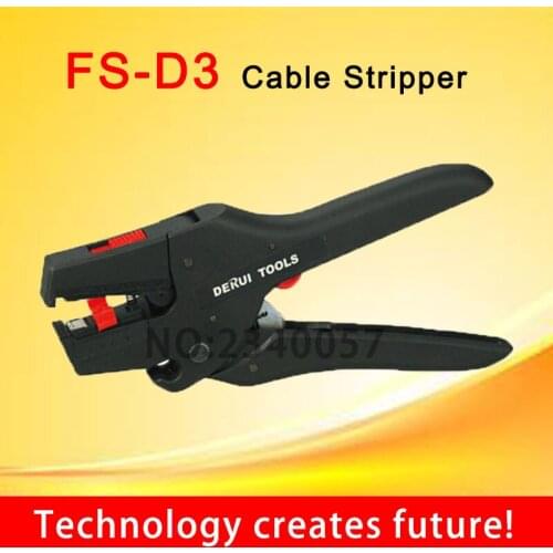 FS-D3 Self-Adjusting insulation Wire Stripper wire stripping range 0.08-6mm2 Good Quality TOOL wire cutter cutting