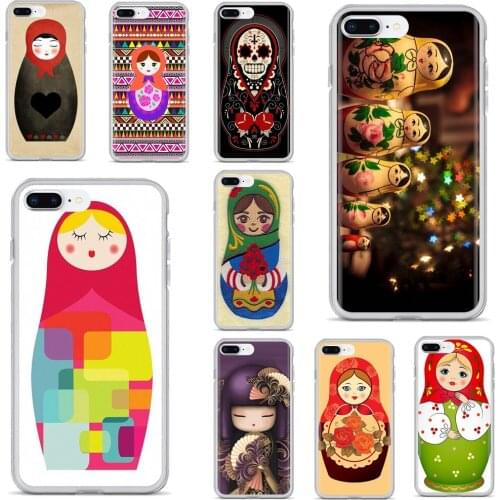 Russian Matryoshka Doll For Xiaomi mi Redmi Note 3 4 4X 5 6 7 8 8t 9 9s 9t 10 pro lite Designer Silicone Phone Case