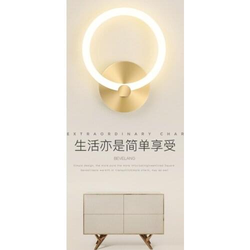 Nordic led wood luminaria led wandlamp penteadeira bedroom lamp espelho bedroom dinging room lamp